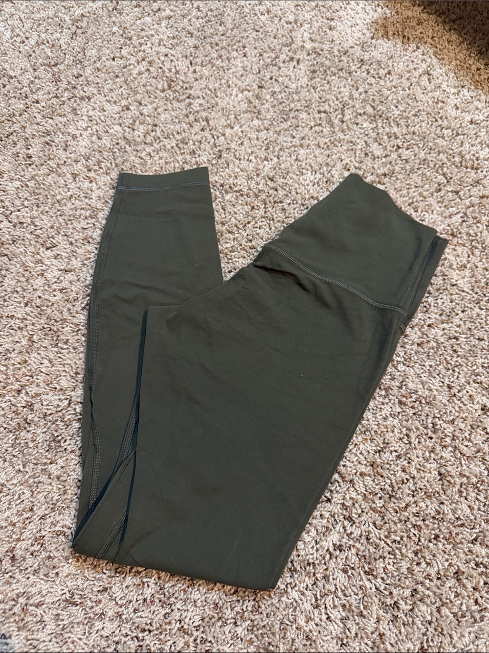 lululemon athletica High-Rise Leggings in Olive Green - Picture 2 of 3